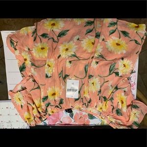 Forever 21 off shoulder crop